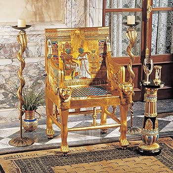 Amazon.com: Design Toscano King Tutankhamen's Tomb Egyptian Throne