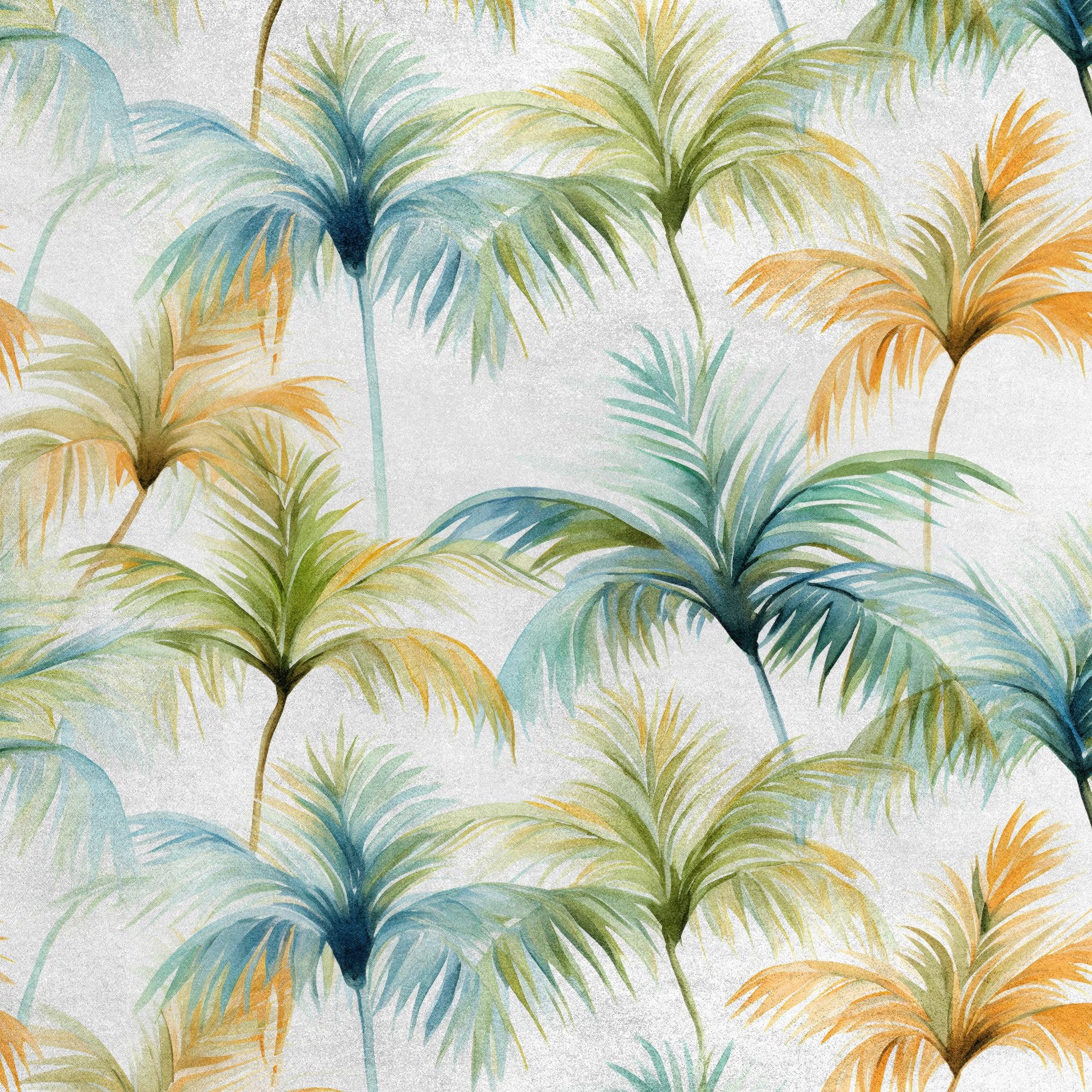HEKO PANELS Tkanina velvet obiciowa drukowana, Liście palmowe, 5m 140x500cm