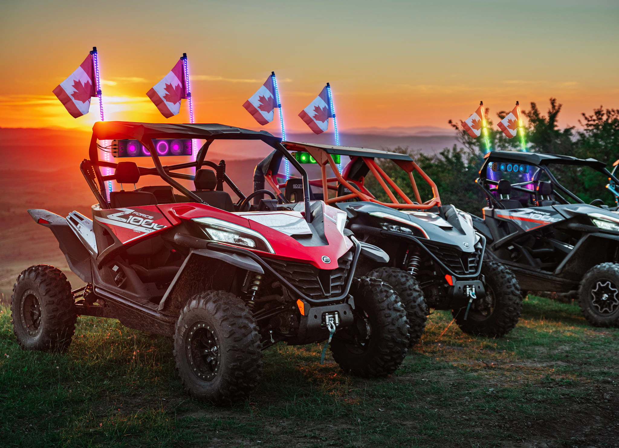 Tavaray 2PCS 4FT Fat Whip Lights – Spiral RGB Chasing Lighted Antenna Whips with Flag, Whip Lights for Side by Side UTV ATV RZR Can-Am X3, with App/Remote Control, Turn Signal Tavaray 2PCS 4FT Fat Whip Lights – Spiral RGB Chasing Lighted Antenna Whips with Flag, Whip Lights for Side by Side UTV ATV RZR Can-Am X3, with App/Remote Control, Turn Signal