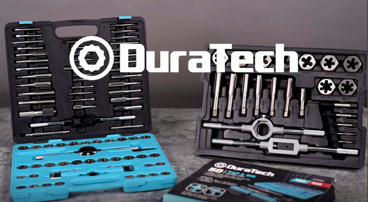 DURATECH 76-Piece Tap and Die Set | Metric and Standard