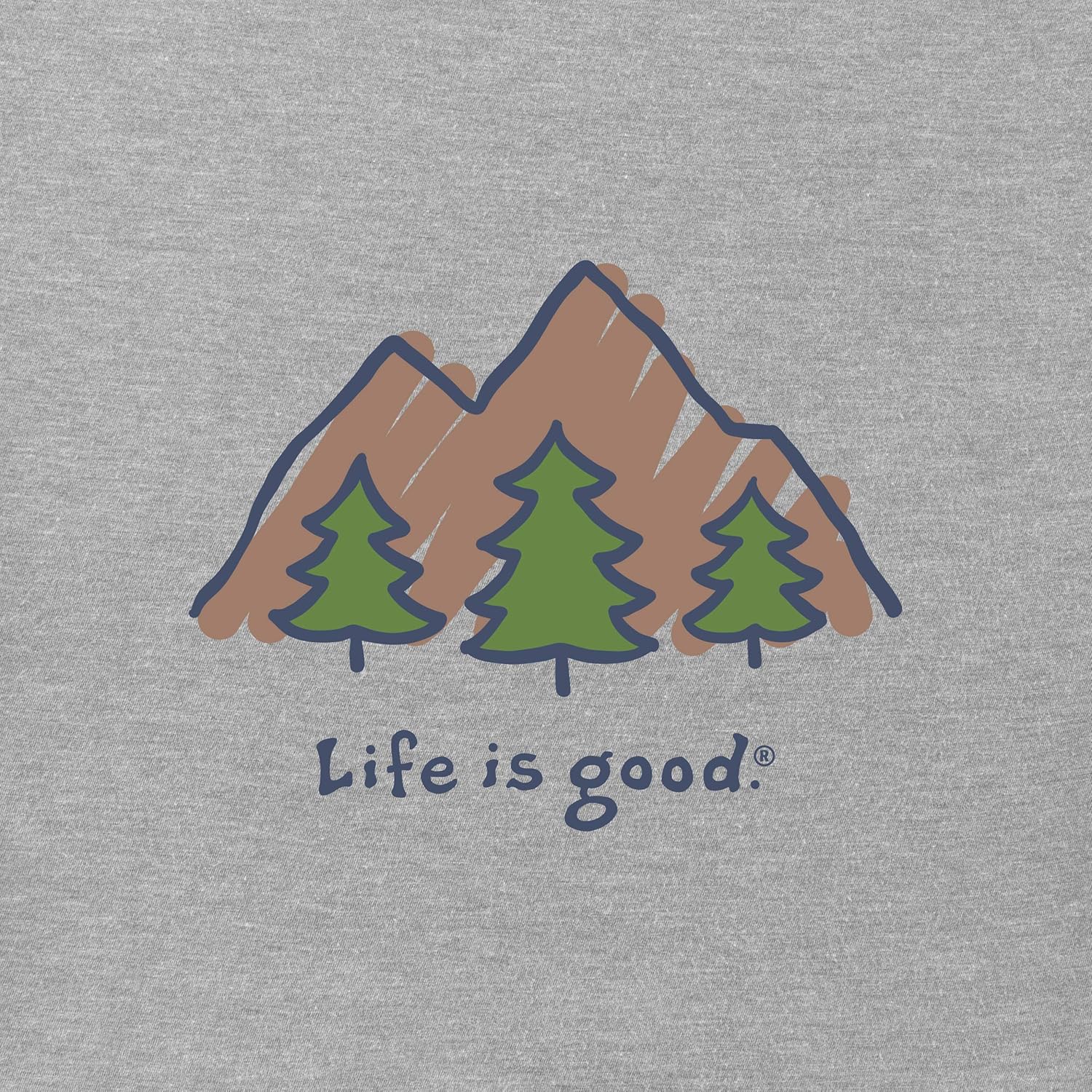 Life is Good Men's Crusher T-Shirts, Short Sleeve Cotton Crew Neck Graphic Tee Shirt, LIG Mountains - Image 3