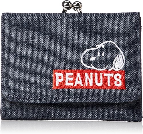 Amazon スヌーピー スヌーピー デニム風ナイロン三つ折り財布 Spr 628b フェイスアップ Spr 630 Snoopy スヌーピー 財布