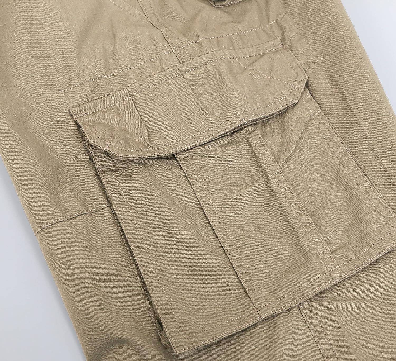 Men's Cargo Shorts Outdoor Hiking Travel Casual with Multi-Pocket 100% Cotton Twill Relaxed Fit - Image 5