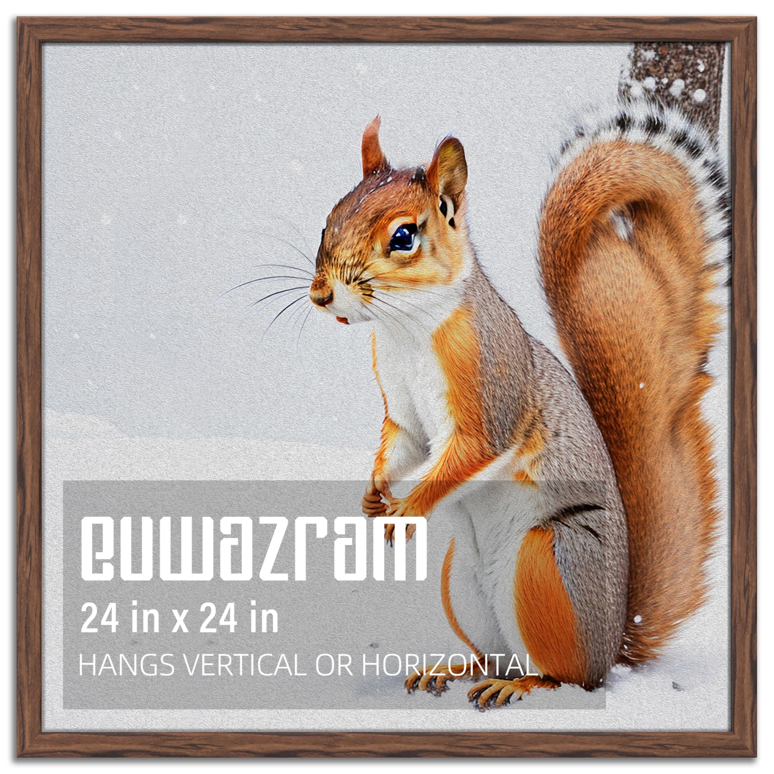 Rustic Walnut Euwazram 24x24