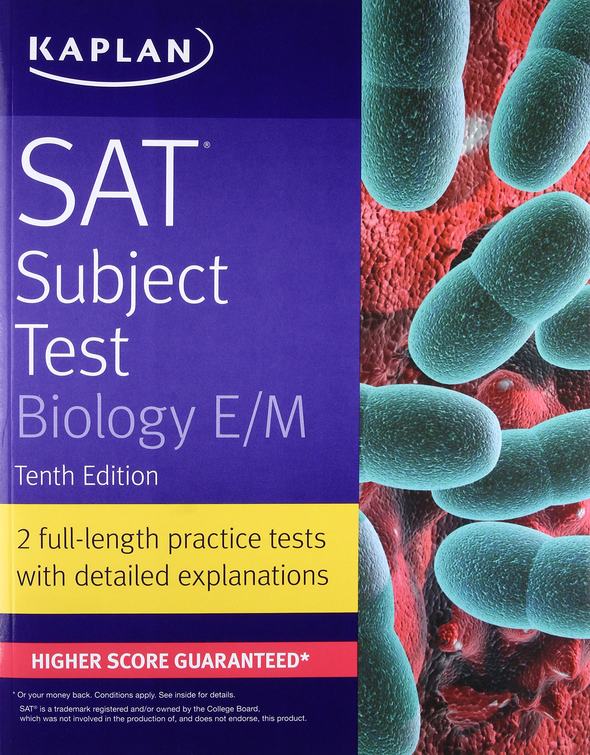 Simon & Schuster SAT Subject Test Biology E/M (Kaplan Test Prep) 10th Edition 2017