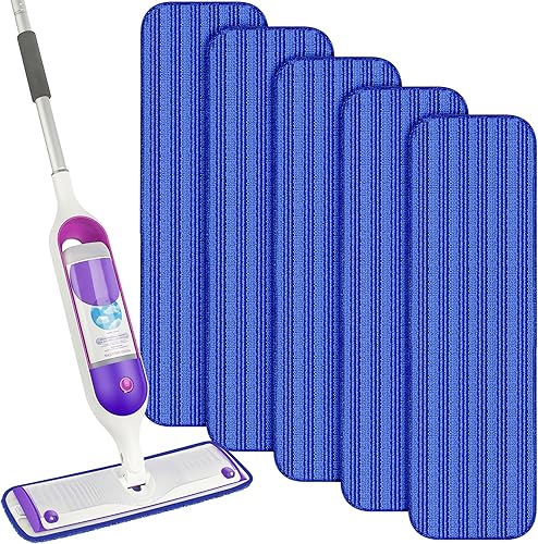 Almohadillas reutilizables compatibles con Swiffer PowerMop, almohadillas de repuesto de microfibra para mopa de repuesto, repuestos de trapeador de
