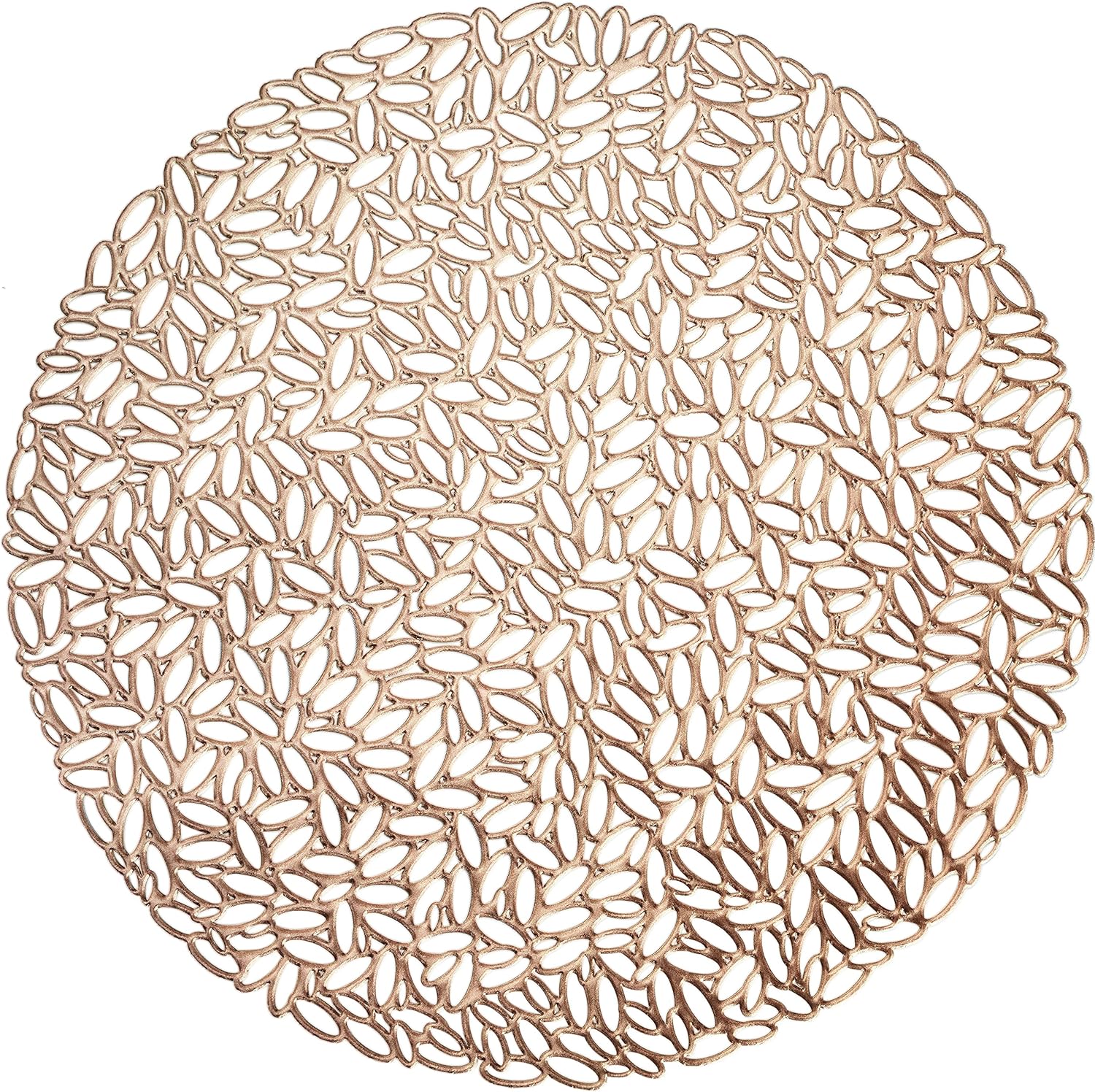 Occasions プレス加工ビニールメタリックプレースマット 10枚パック ウェディングアクセント センターピースプレースマット