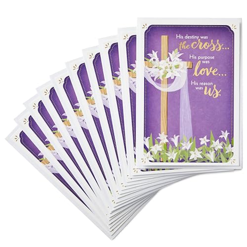 Dayspring Pack of Religious Easter Cards, Blessings at Easter (10