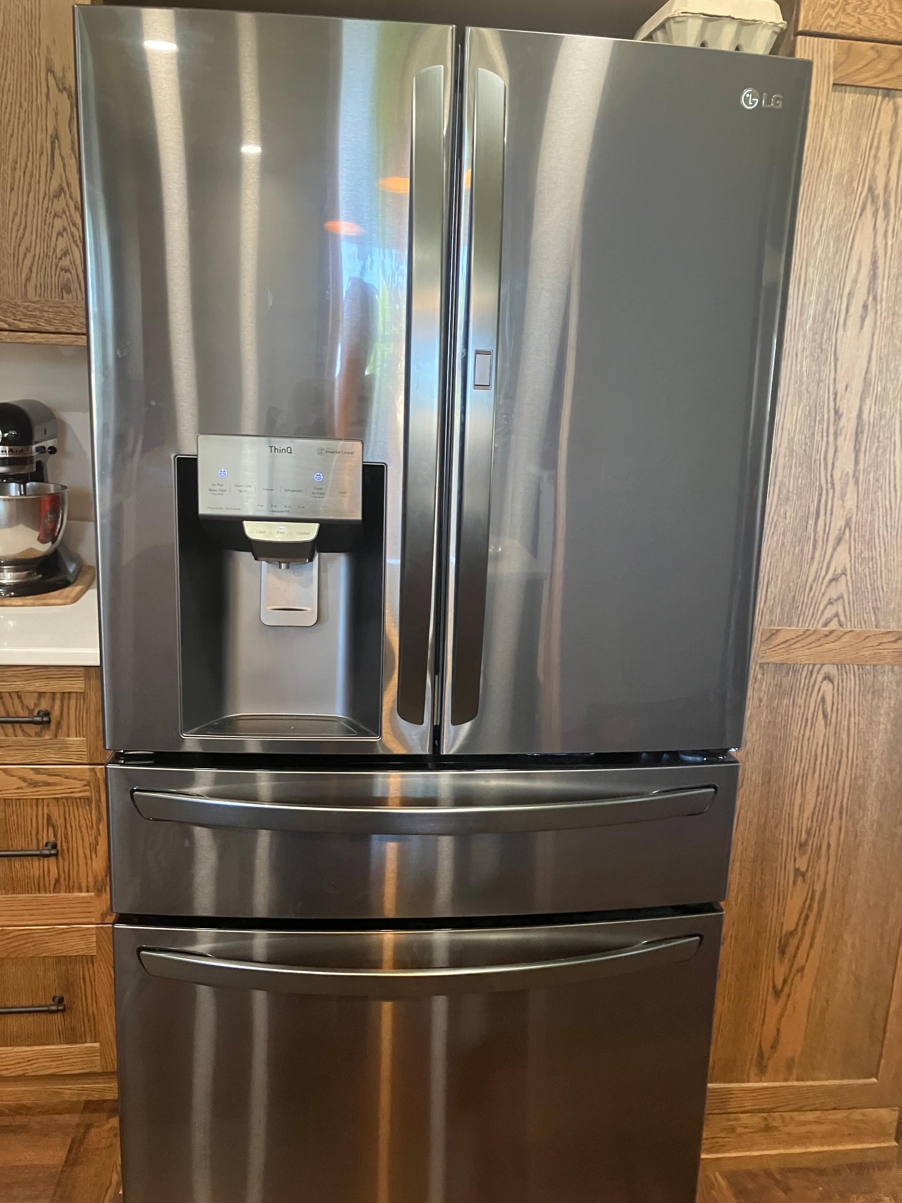 Review of LG Wi-Fi capable refrigerator
