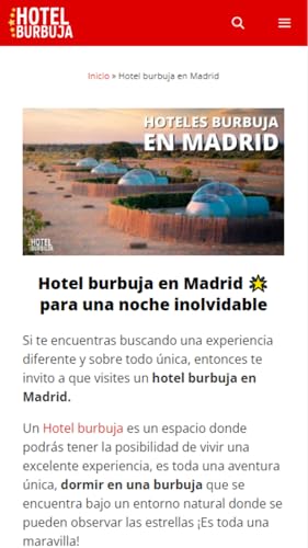 Bubble Hotel in Spain