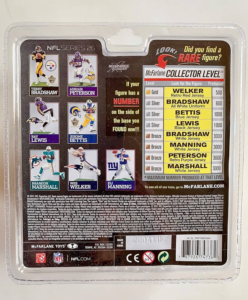 ピッツバーグ・スティーラーズ フィギュア 43 McFarlane Toys NFL Sports Picks Series 26 Action Figure