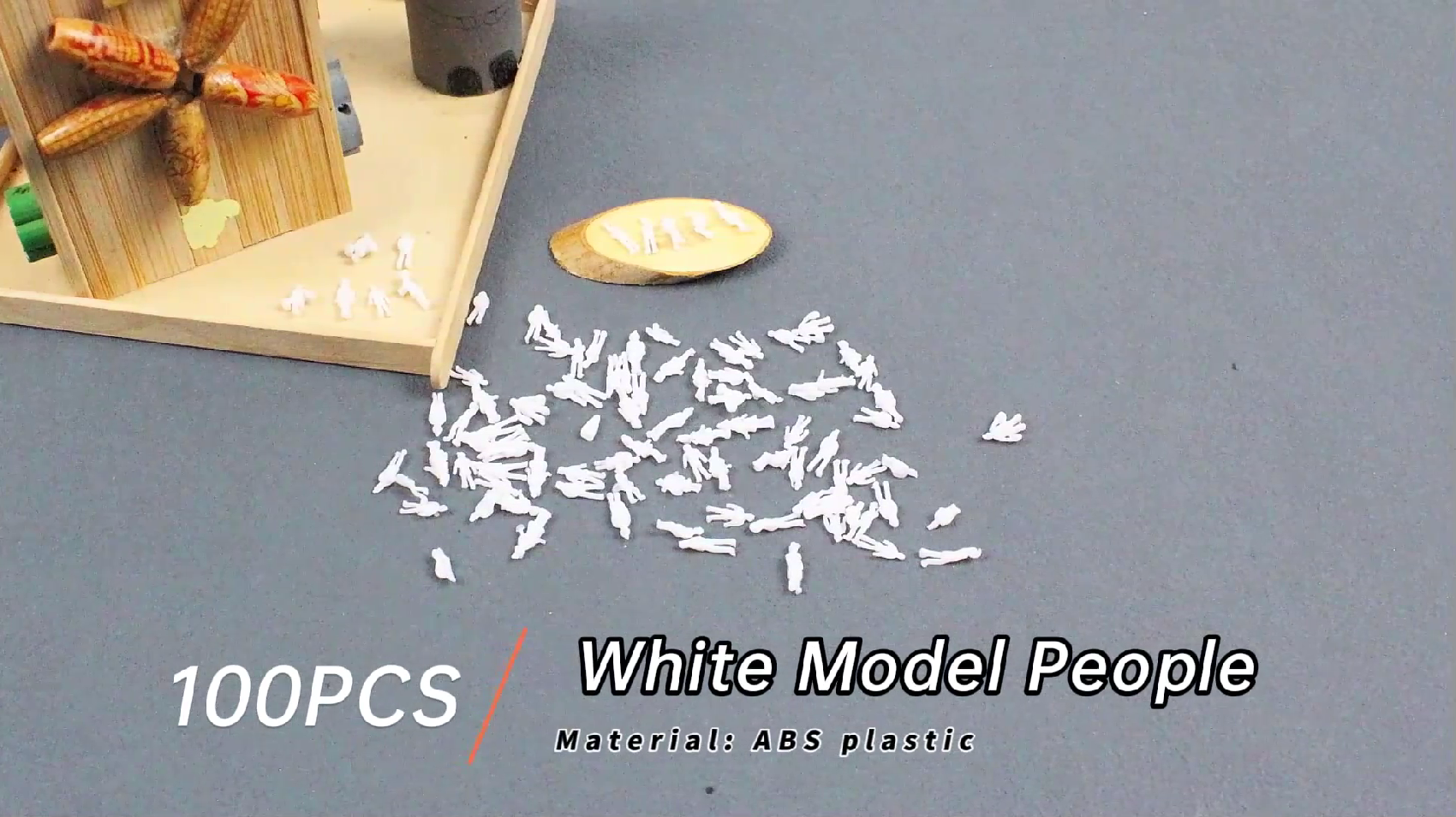 100pcs Model People Mini Scale 1:100 Painted Model People Mix Painted Model Train Park Street Passenger People Figures 58b7c3f8643c9661bb4c7621 - View #2