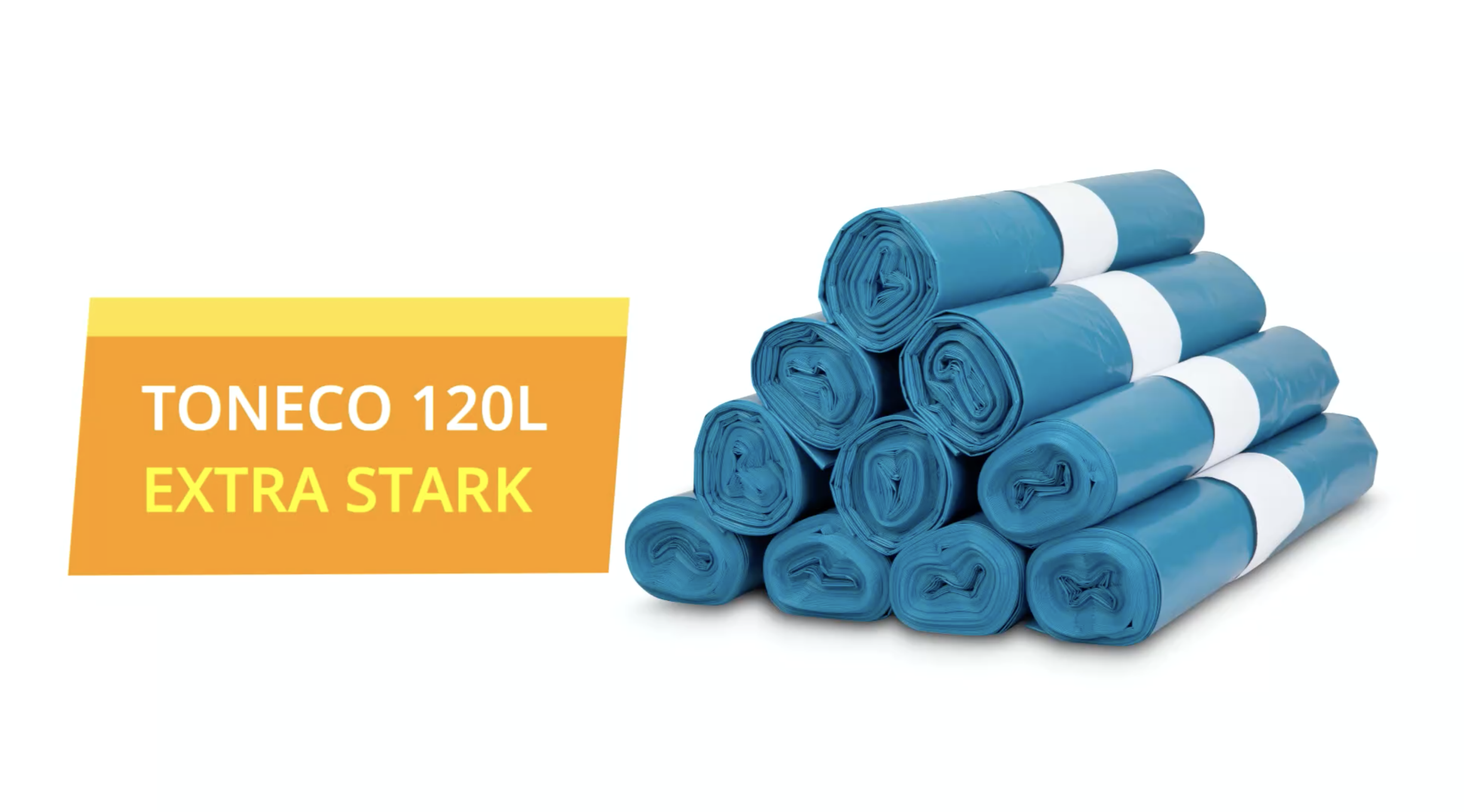 Abfallsäcke - LDPE - 120 Liter - 70 x 110 cm - blau - 10 Rollen x 25 , 29,88 Abfallsäcke - LDPE - 120 Liter - 70 x 110 cm - blau - 10 Rollen x 25 , 29,88