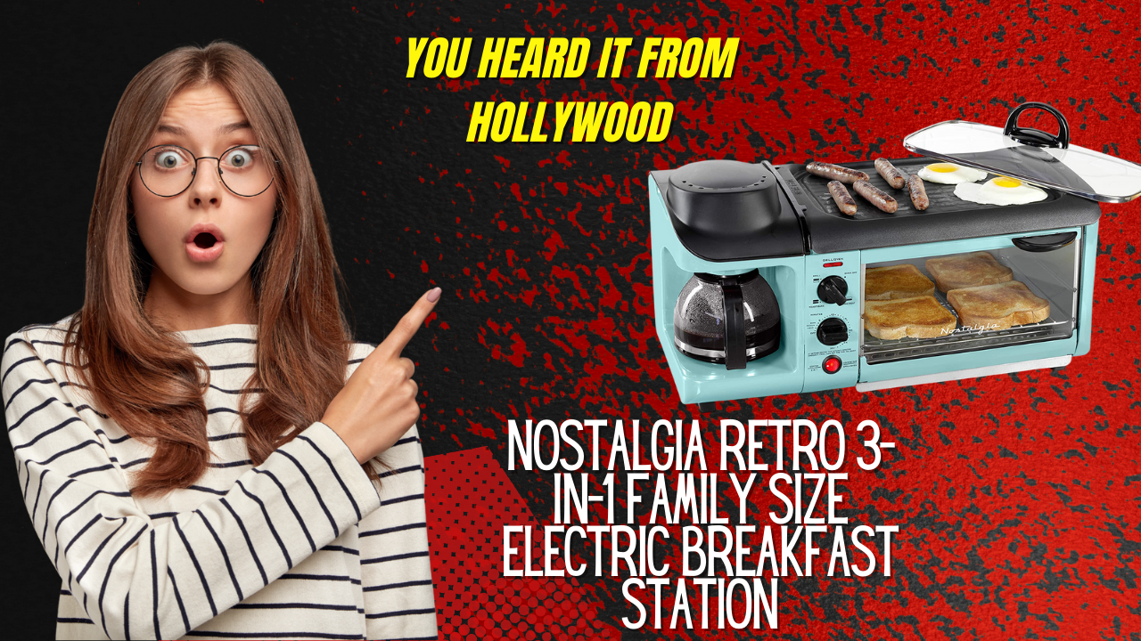 Watch Nostalgia Retro 3-in-1 Electric Breakfast Station on Amazon Live