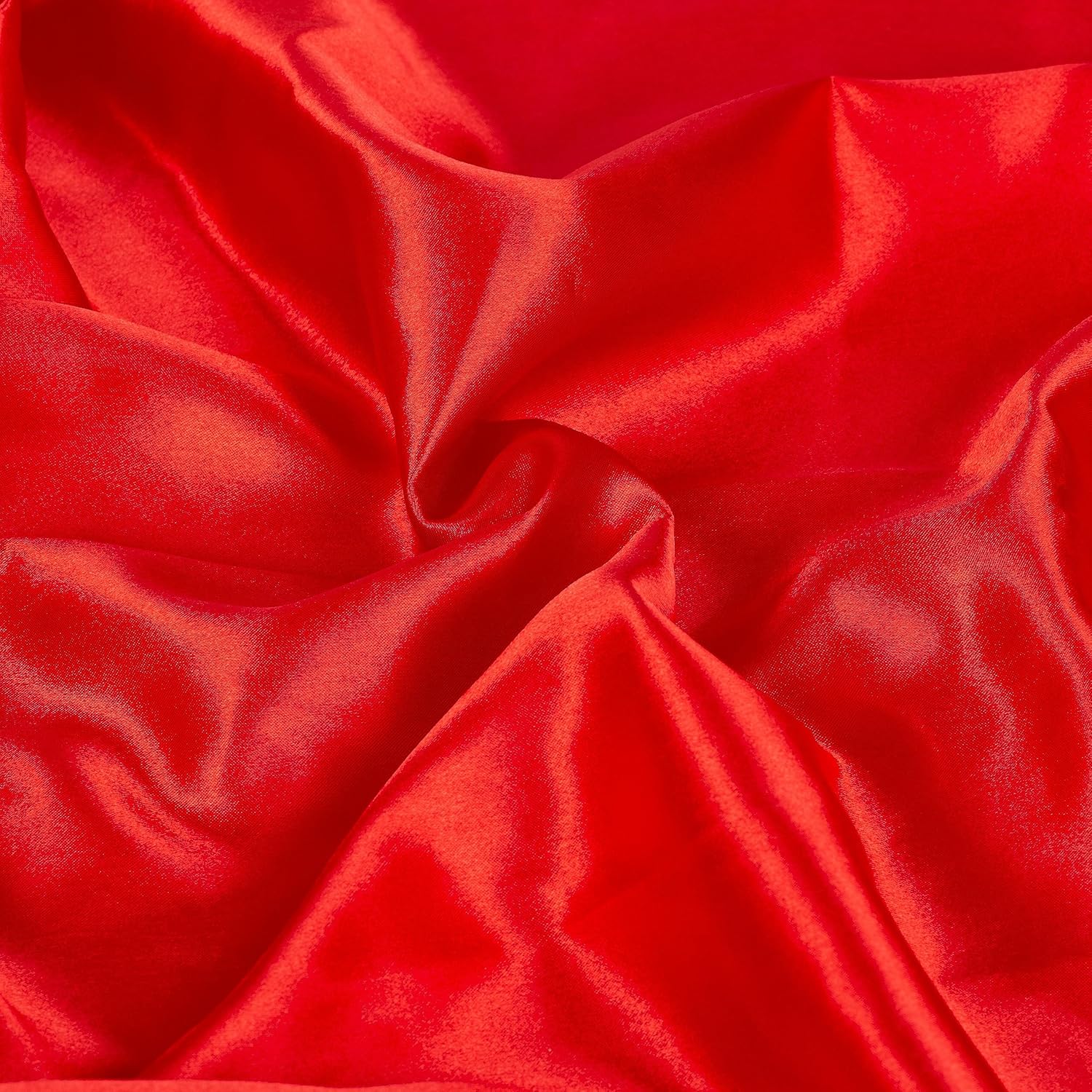 12 Pack Red Satin Table Runner 12 x 108 Inches Long, Bright Satin Silky Smooth Table Decor for Birthday Party Decorations Wedding Banquets