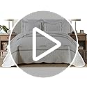 MarCielo 3-Piece 100% Cotton Oversized Bedspread Lightweight Quilt Coverlet Embroidery Farmhouse Bedding Set (Sakura White, Oversized Queen (100"x106"))