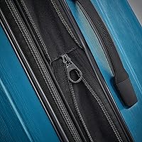 Vista 5 de Samsonite Centric 2 Set de maletas rígidas expandibles con ruedas giratorias dobles, Azul Caribe, Juego de 2 piezas (equipaje de mano/grande)