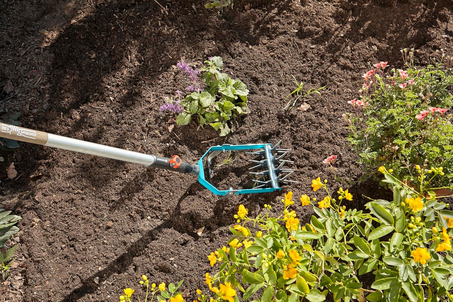 Gardena 3195 Combisystem 5.5-Inch 4-Star Tiller/Cultivator Head With Weeding Knife