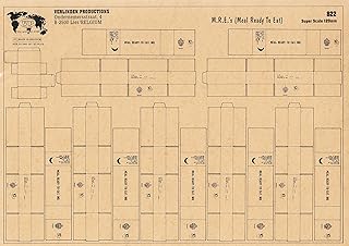 Verlinden VER0822 120mm US MRE Cartons (Modern) [Model KIT Accessory]