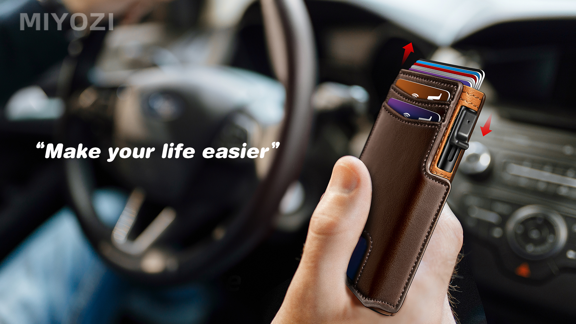 Amazon.com: miyozi Men Wallet,with Money Clip Coins Pocket ID