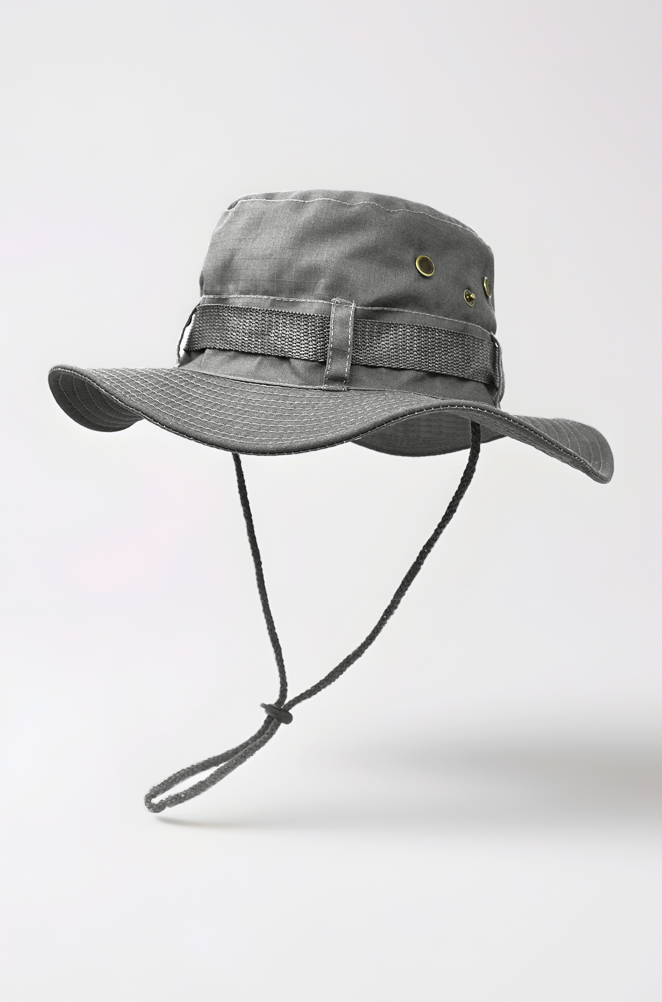 Outdoor Wide Brim Sun Protect Hat, Double Layer Classic US Combat Army Style Bush Jungle Sun Cap for Fishing Hunting Camping