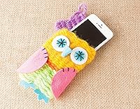 Vista 4 de Wooden Loom Creation Kit – Beginner Knitting Loom Kit – 19pc Weaving Set with Yarn and Frame – DIY Craft Kits for Kids Aged 8 Years +