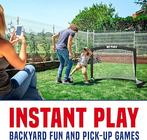 Miniatura 2 de NET PLAYZ Soccer Goals Soccer Net - Kids Pop-up Football Goals for Backyard Practice & Training, Portable
