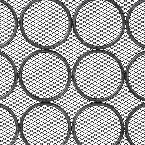 Miniatura 9 de Christopher Knight Home Koda Modern - Pantalla de hierro de tres paneles, acabado plateado negro