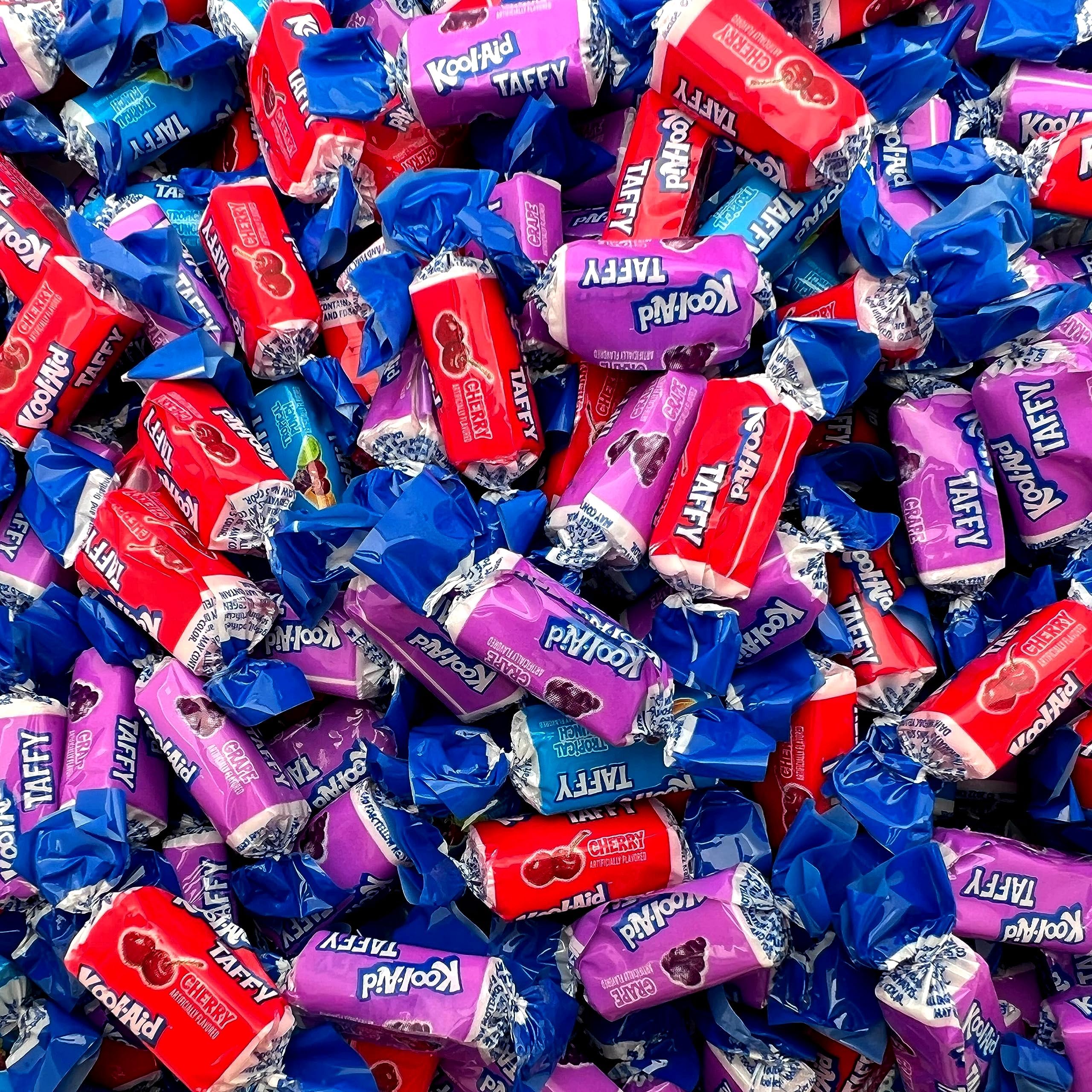 Taffy Candy Assorted Fruit Flavors, 2 Pound Bag