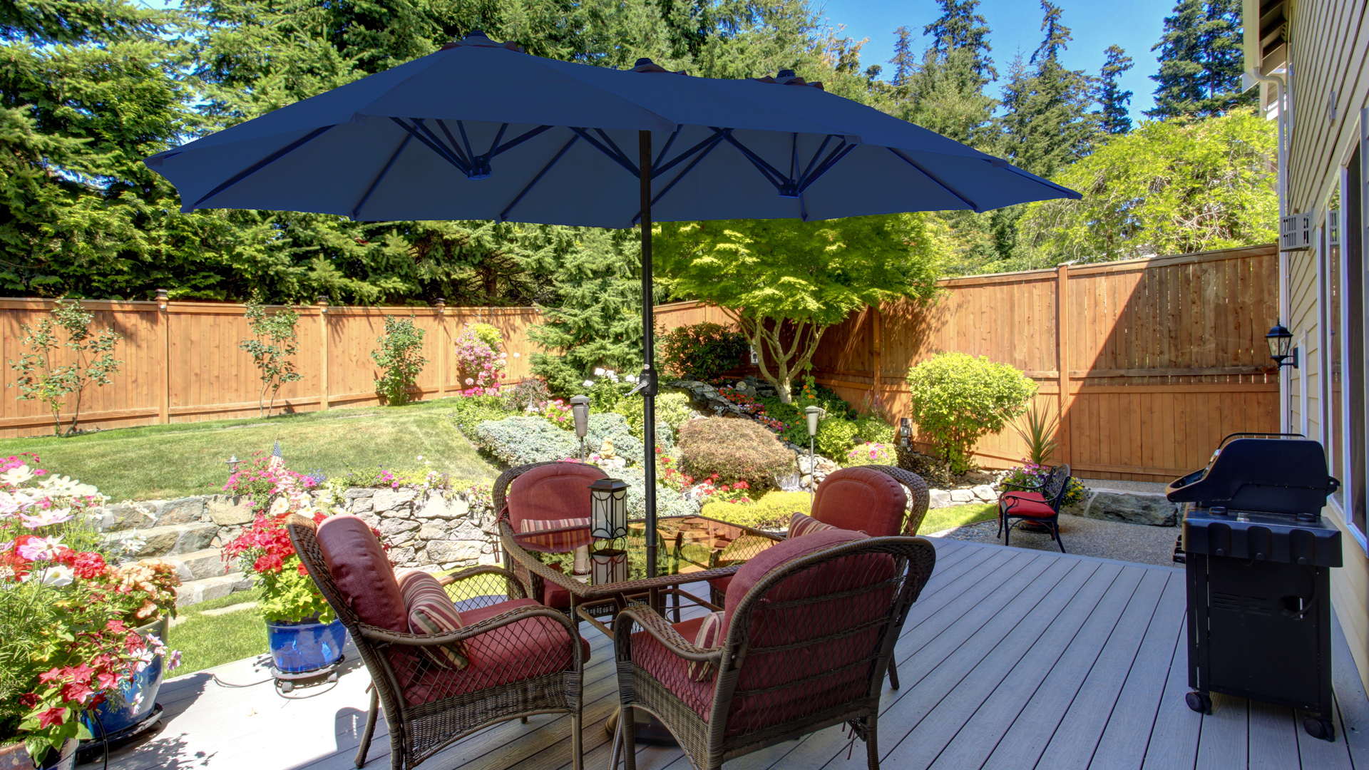 Amazon.com : SUPERJARE 14 Ft Outdoor Patio Umbrella with 1.89 Inches Pole Caliber, Extra Large Double-Sided Design with Crank, Polyester Fabric - Navy Blue : Patio, Lawn & Garden Amazon.com : SUPERJARE 14 Ft Outdoor Patio Umbrella with 1.89 Inches Pole Caliber, Extra Large Double-Sided Design with Crank, Polyester Fabric - Navy Blue : Patio, Lawn & Garden