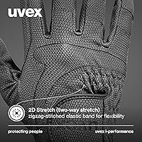 Vista 2 de Uvex i-Performance 2 - Guantes de equitación transpirables con capacidad para pantalla táctil para hombres y mujeres