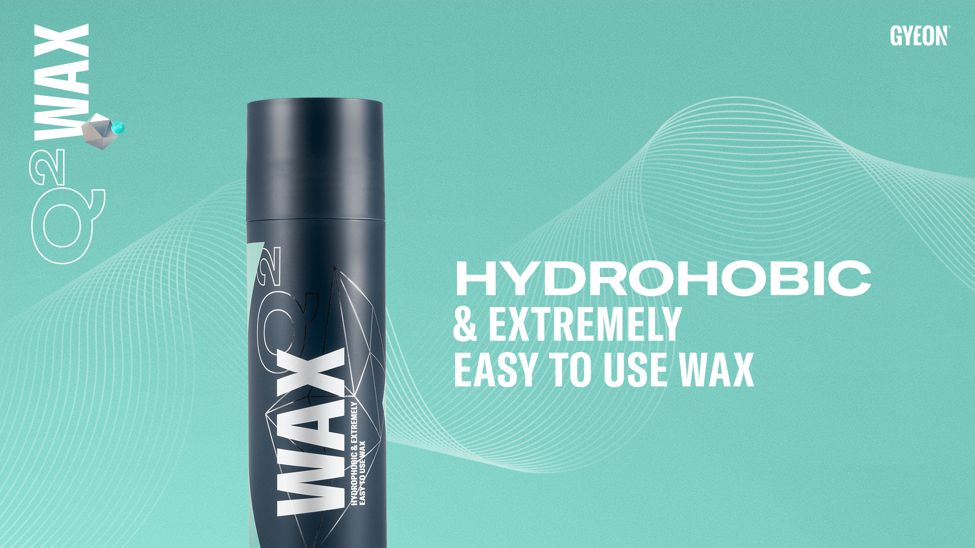GYEON Q² Wax - Fluorine-Based Car Wax Kit - Extreme Hydrophobicity