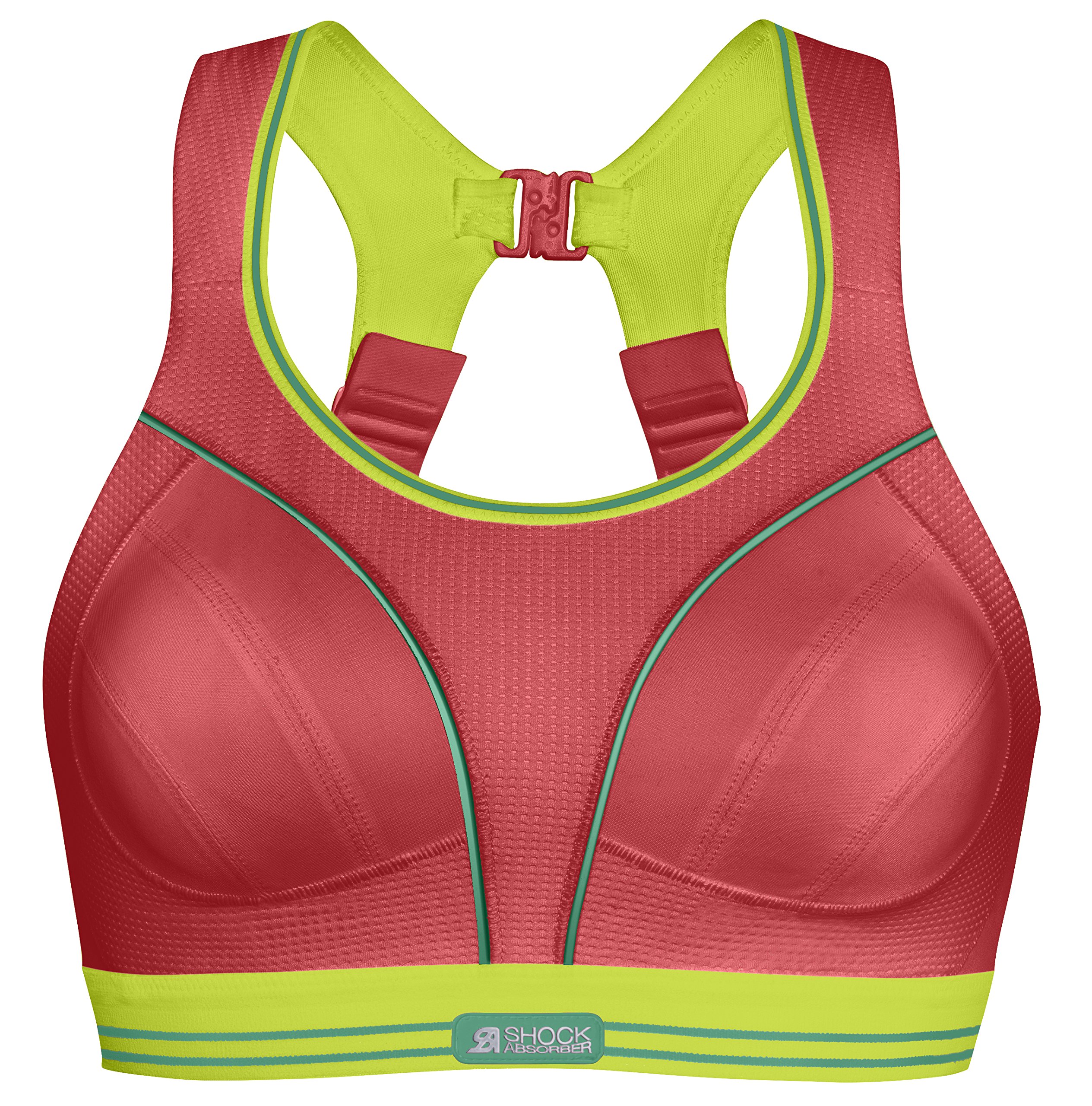 Shock Absorber Women Ultimate Run Sports Bra - Pink/Purple, Size 30A