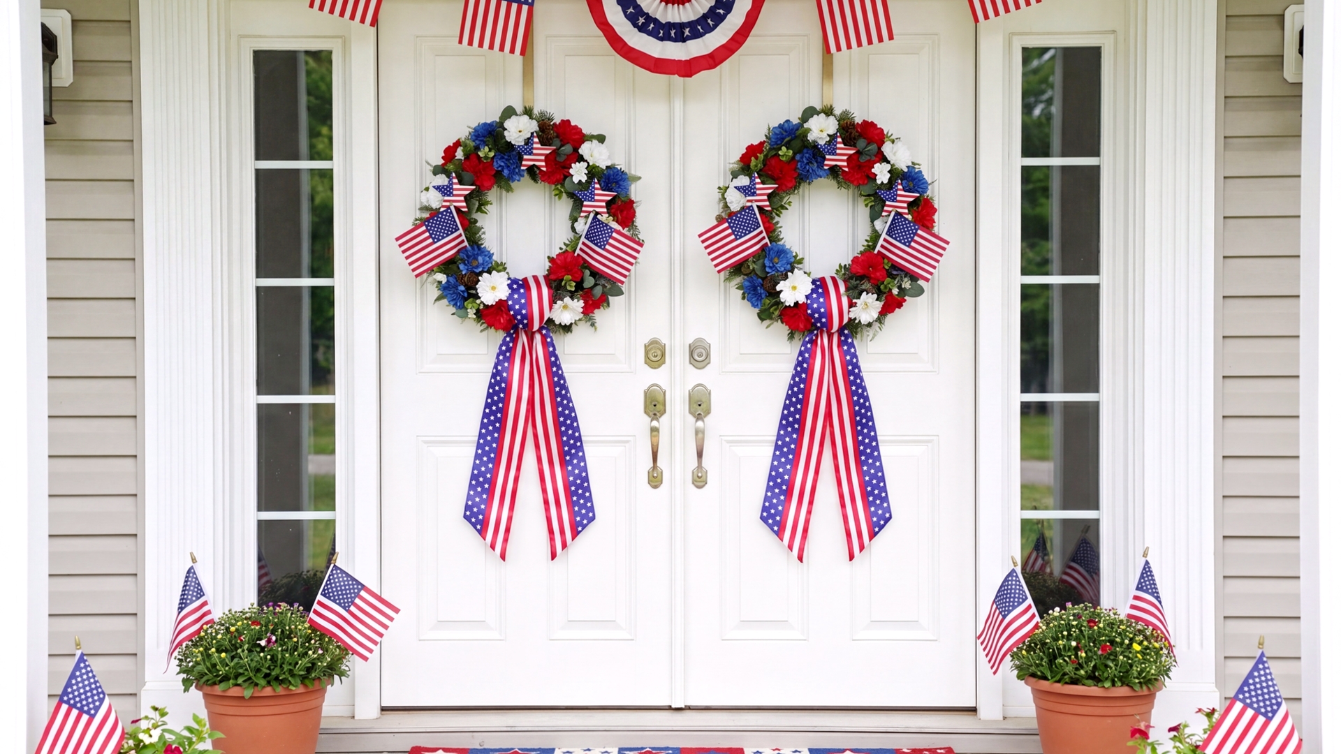 Amazon.com: VitalCozy 2 Pcs Wreath Sash for Front Door Wreath Sash