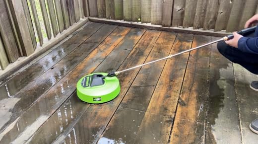 The mess-free solution to power washing your deck!