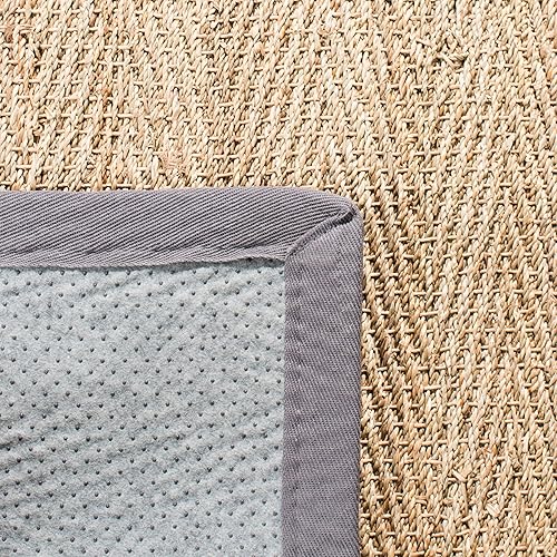 Miniatura 84 de Safavieh Colección de fibra natural NF115P - Alfombra (fibra natural), color gris, Fibras naturales beige, (Natural/Beige),Natural/Negro,Natural