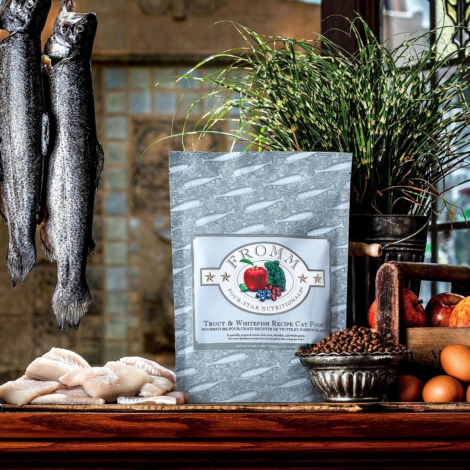 Fromm Four-Star Nutritionals Trout & Whitefish Cat Food - Premium Dry Cat Food - Trout Recipe - 4 lb