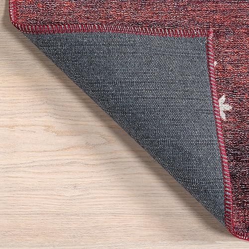 Miniatura 4 de nuLOOM Alfombra Nola, 5 x 8 pies, color rojo