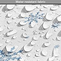 Vista 274 de Ambesonne Tela de Fiesta Popstar por Yarda, Estilo de Dibujos Animados Garabatos Dibujados a Mano Tema Musical Impresión de Arte Lineal, Tela