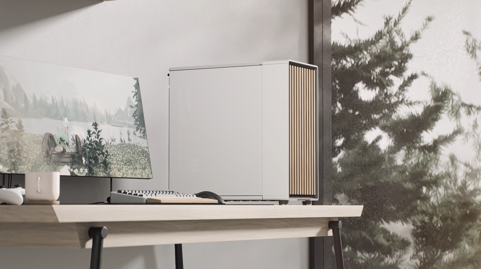 Amazon.co.jp: Fractal Design North XL RC Charcoal Black TG Dark