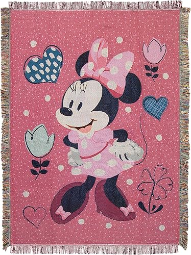 Northwest Mickey Mouse - Manta tejida para tapiz, 48 x 60 pulgadas, Minnie al Rescate