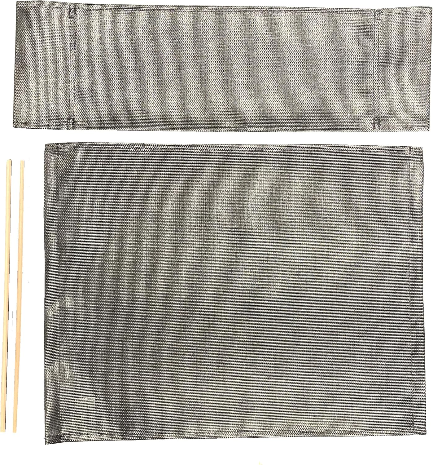 Mesh Directors Chair Replacement Cover (Round Stick) - Black