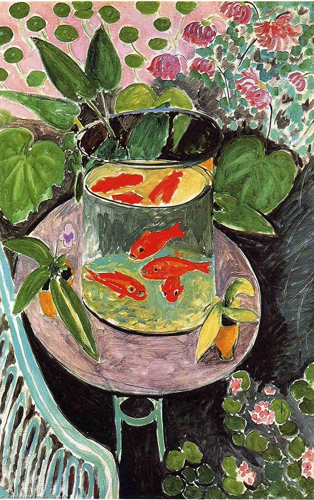 Henri Matisse 【gold fish】　高精細刷特別額装品 Shop Goldfish by Henri Matisse Prints Online – Inka Arthouse