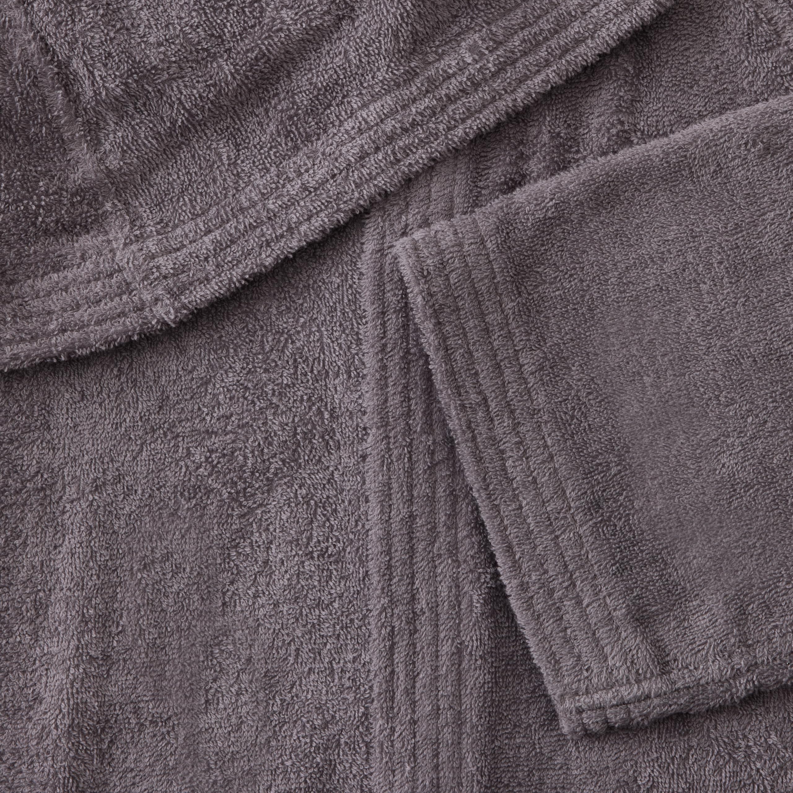 Bassetti Accappatoio Con Cappuccio, 100% Cotone, Adulto Uomo Donna Unisex, In Spugna Morbido Assorbente Resistente E Lavabile In Lavatrice