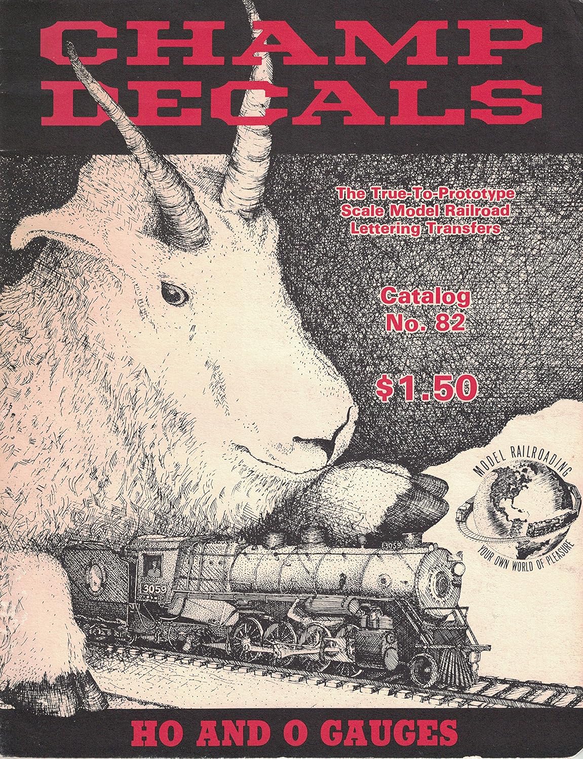 Champ Decals True to Prototype Scale Model Railroad Lettering