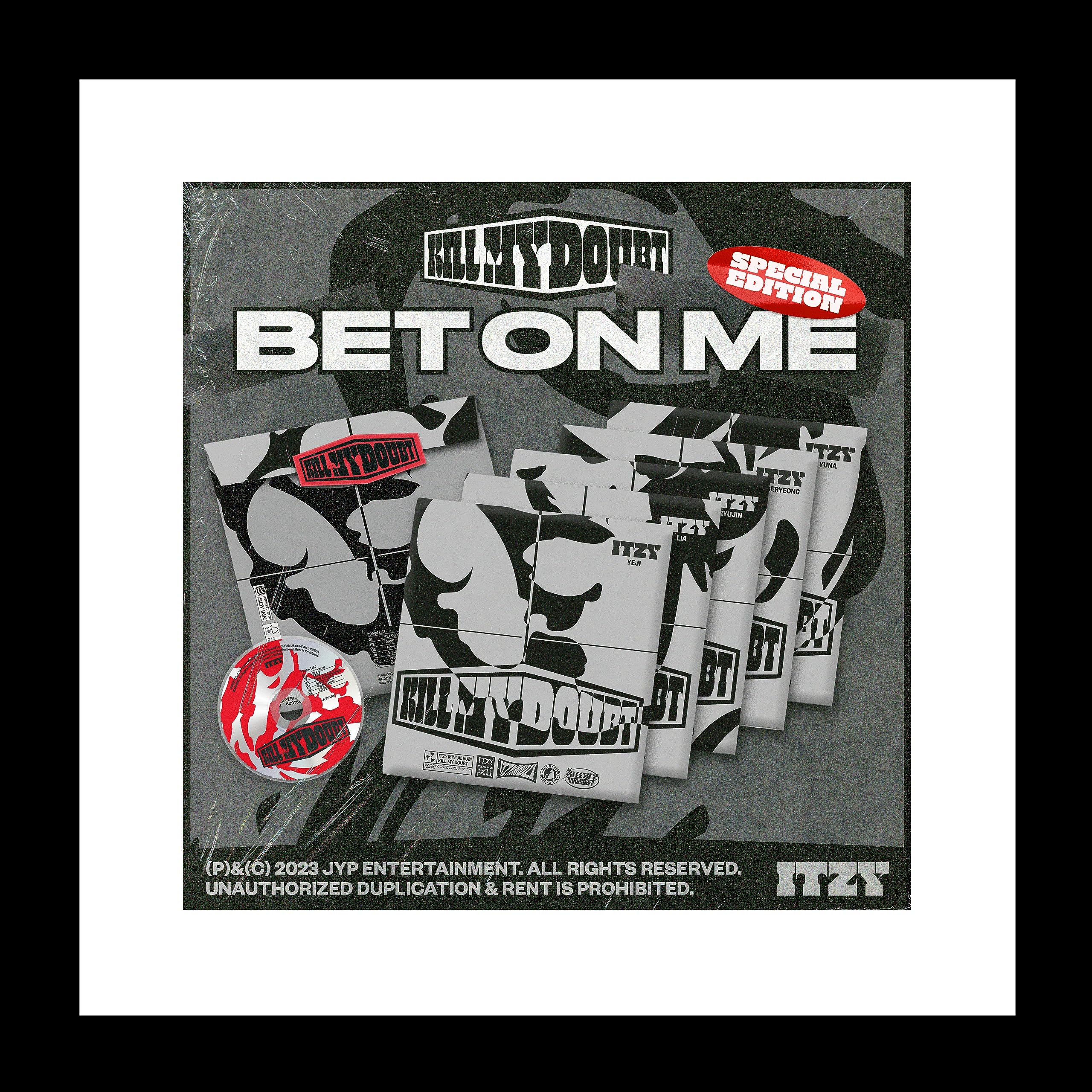 Amazon.com: ITZY KILL MY DOUBT 第7 張迷你專輯BET ON ME 版本