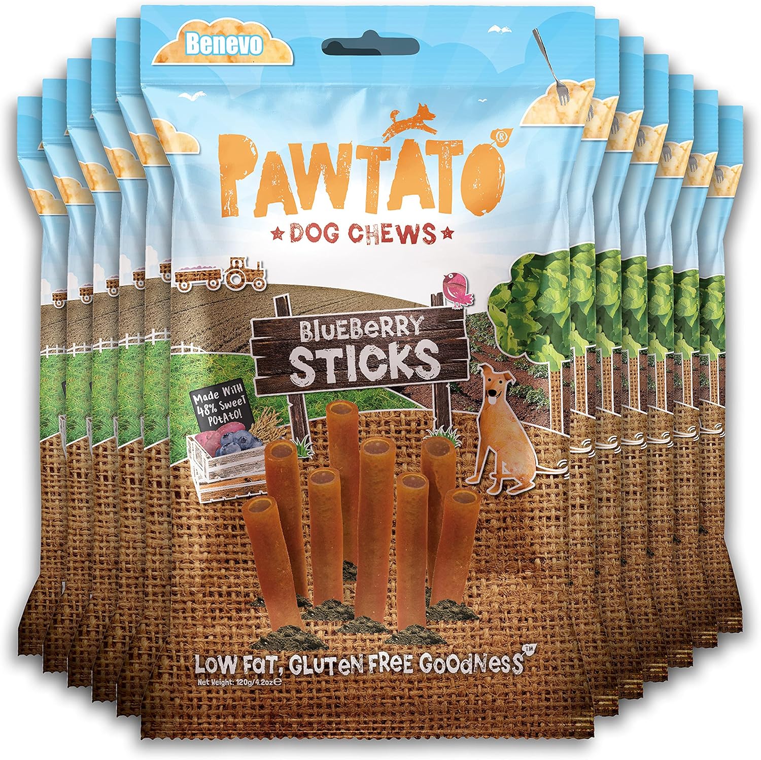 small rawhide chew sticks