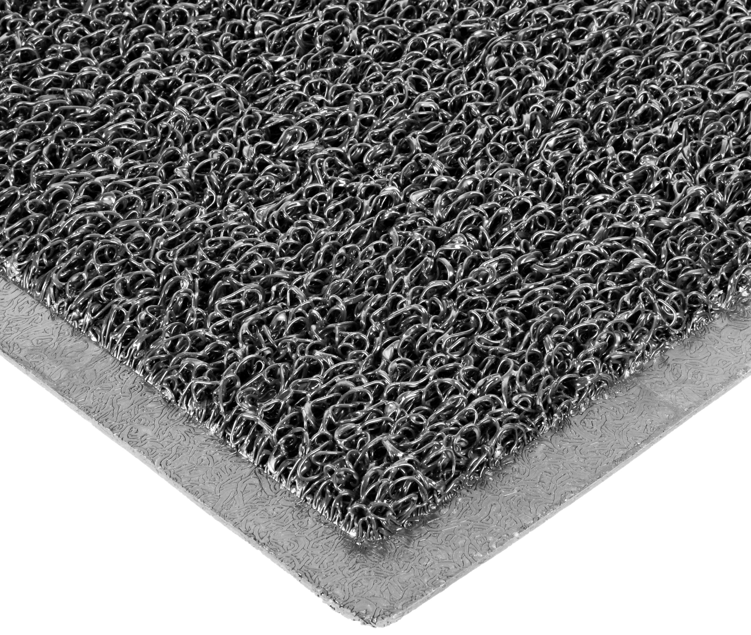 Durable DuraLoop Indoor/Outdoor Entrance Mat, 2' x 3', Gray