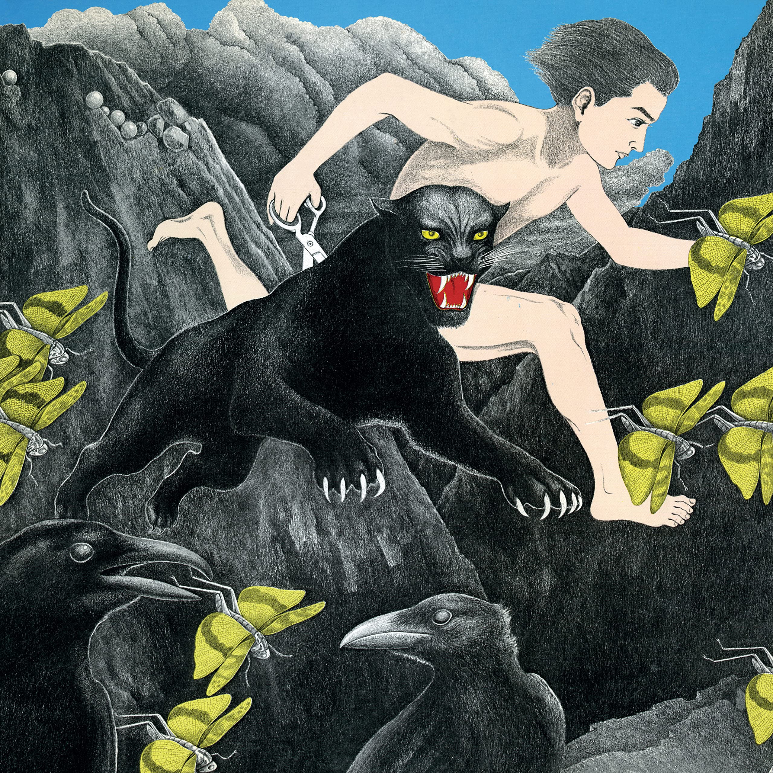 String of Paper Cranes Clenched between My Teeth Kazuki Tomokawa Record New Seal