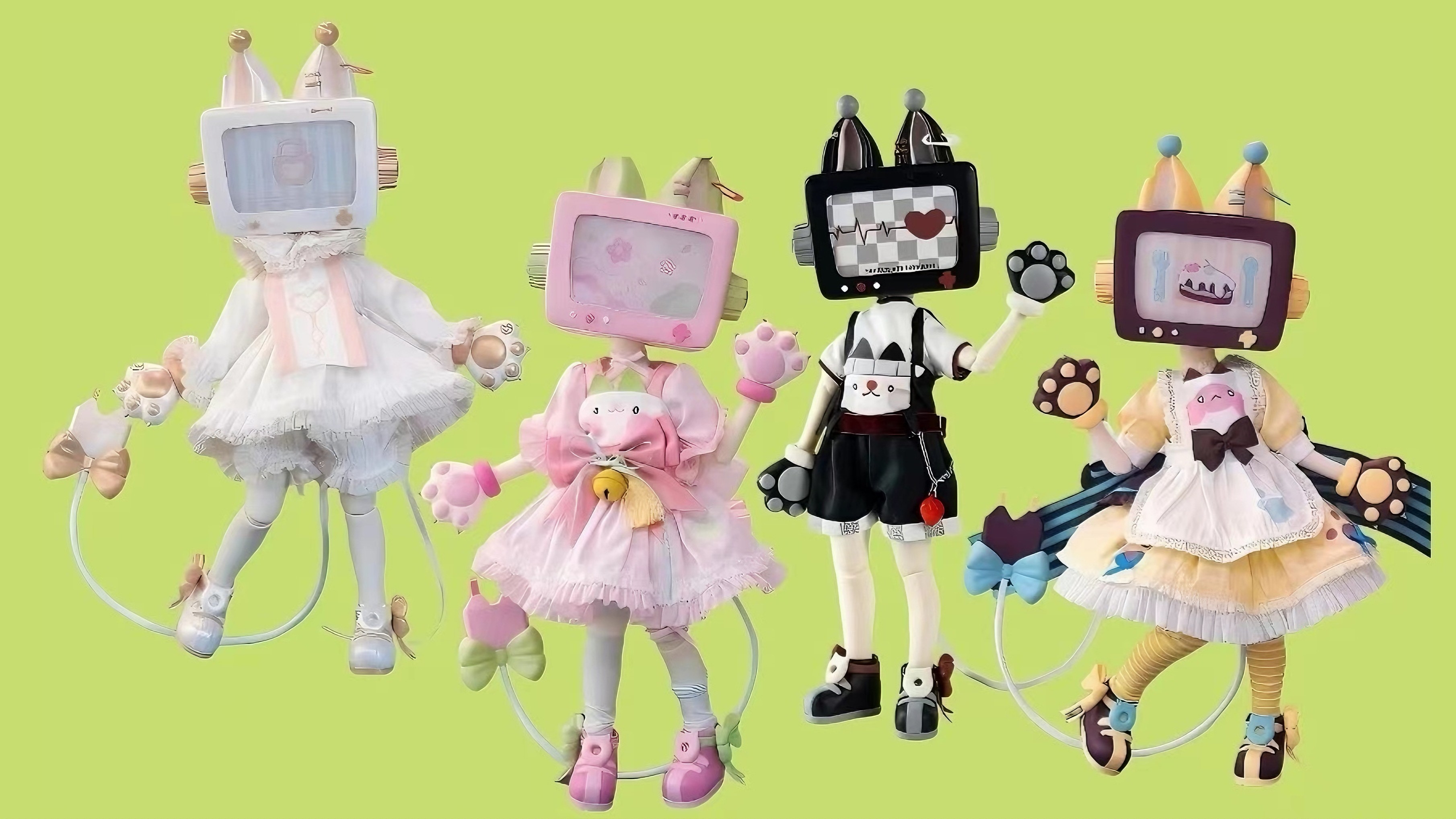 Amazon | Briskyjp UF DOLL XAUTUNAテレビ猫シリーズ ブラインド